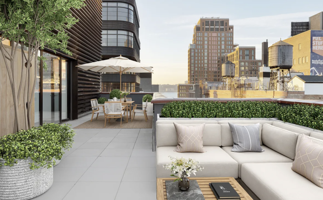 500 West 22nd St., PHW, a new three-bedroom condo listed for $8.95 million